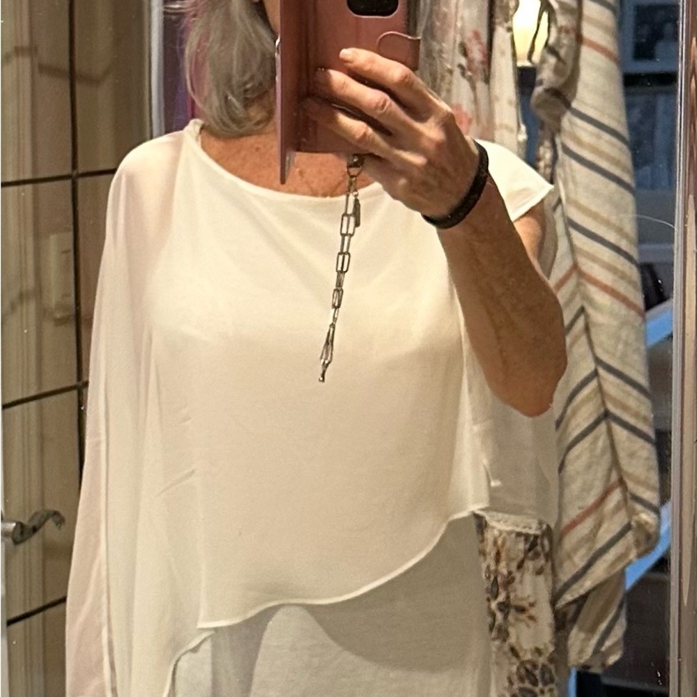 Haute Hippie Cream Blouse